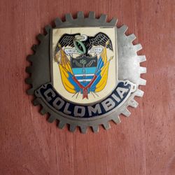 Columbian Auto Badge Old