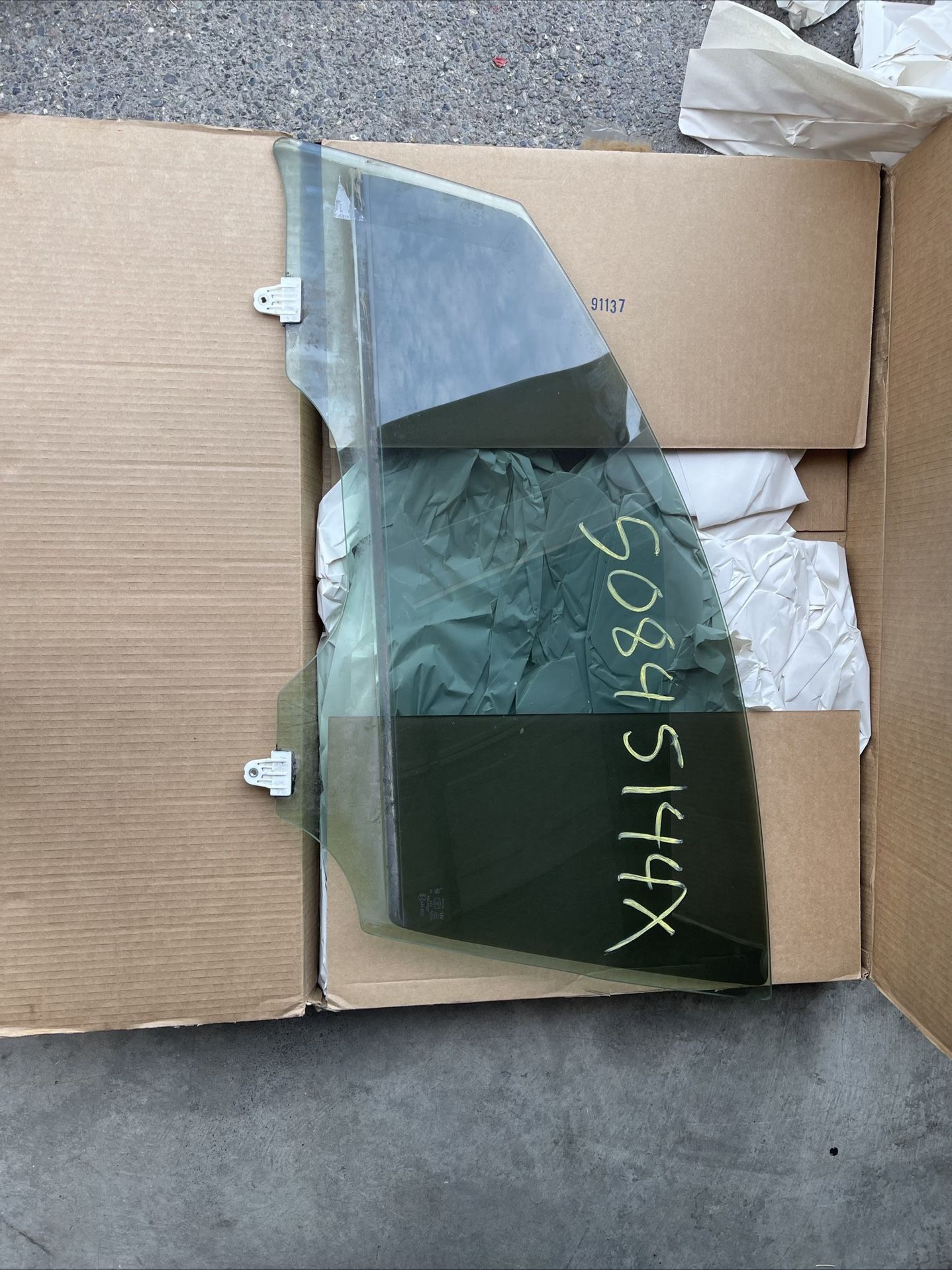 2012 Infiniti G37x Front Drivers Side Window Sedan