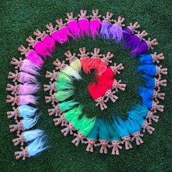 Vintage Ace Novelty Gem Belly Trolls 90s 