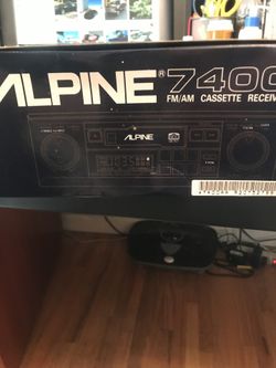Alpine 7400 shaft style NIB