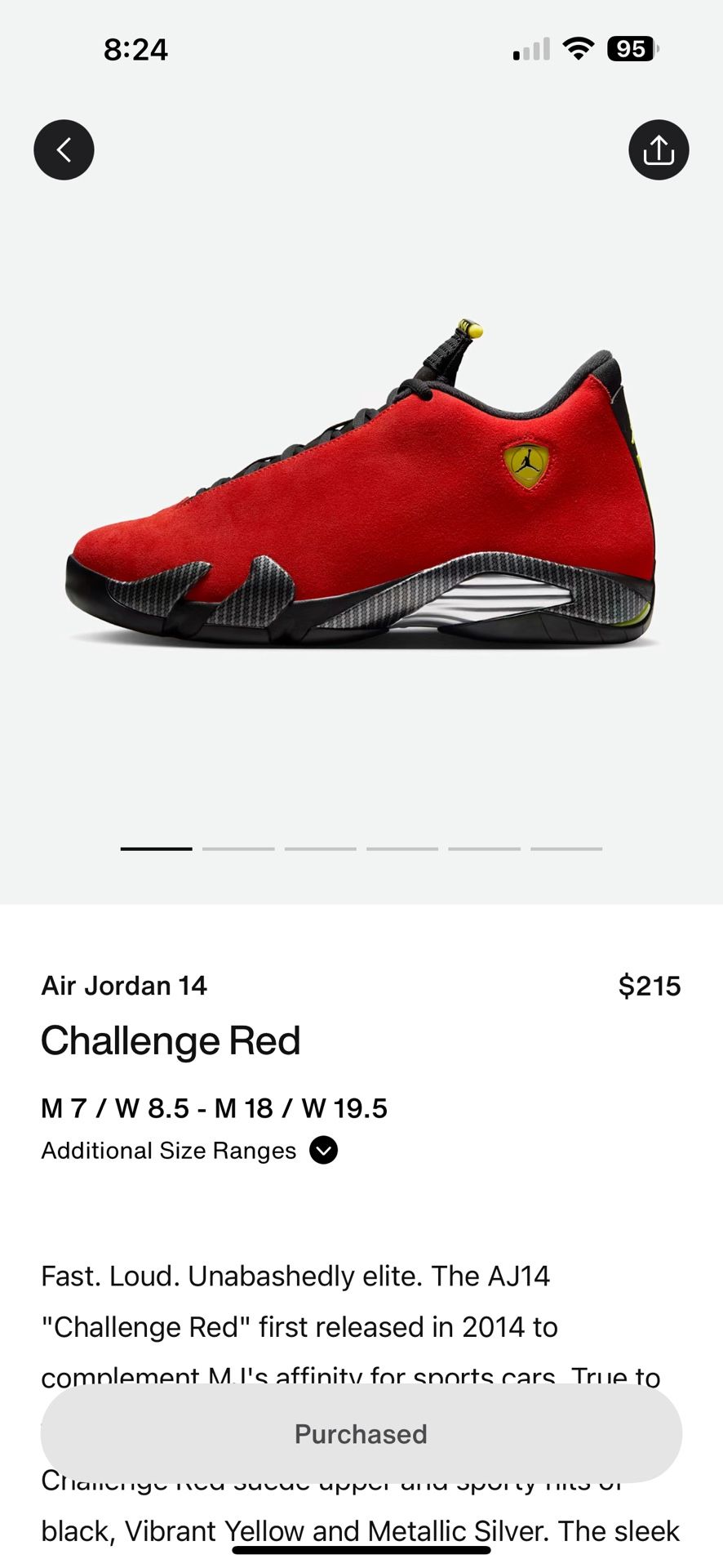 DS Ferrari Jordan Retro 14