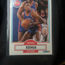 Dennis Rodman 1990 Fleer Card #59