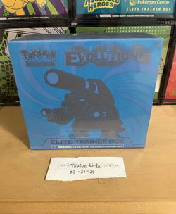 Blastoise XY Evolutions ETB Sealed in Great Condition