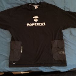 Small oversized bape shirt