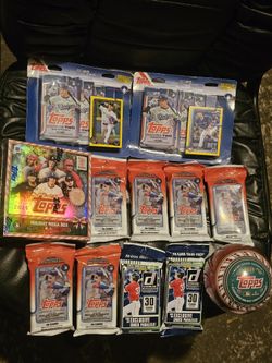 2025 Topps! Donruss! Baseball Cards! 1x Mega Box! 2x 4 Pack Blister Pack! 8x Jumbo Value Pack! 1x Baseball Tin! New Factory Sealed! 