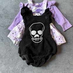 Two 3-6 Month Halloween Outfits 