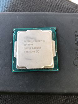 Intel i5-7500 CPU 3.40GHz