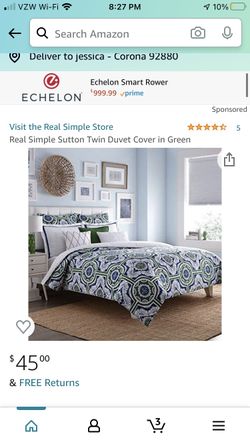 Real simple duvet Cover TWIN
