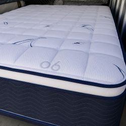 queen bamboo only mattress orthopedic with pillow top brand new  " All Sizes Available Brand New  : TWIN, FULL, QUEEN, CALIFKING, EKING"