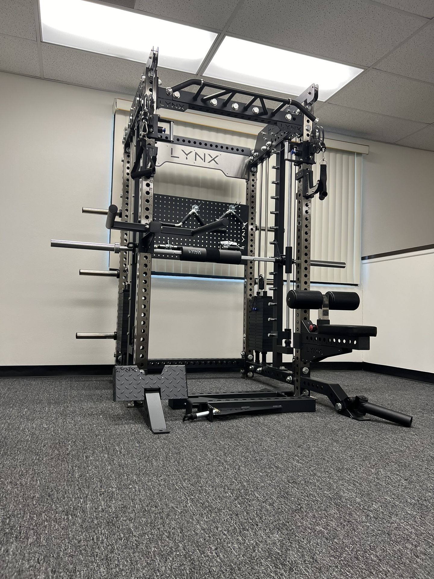 FULLY LOADED - FREE DELIVERY🟢All In One Home Gym🟢 Functional Trainer🟢Smith Machine🟢Squat Rack🟢Cable Machine 