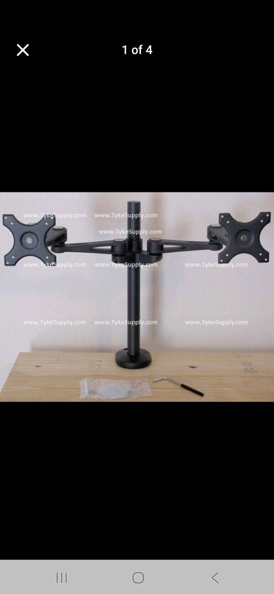 Tyke Supply Dual Monitor Stand For 24" Monitors