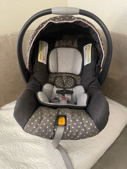 Chicco car seat and stroller set for a baby girl