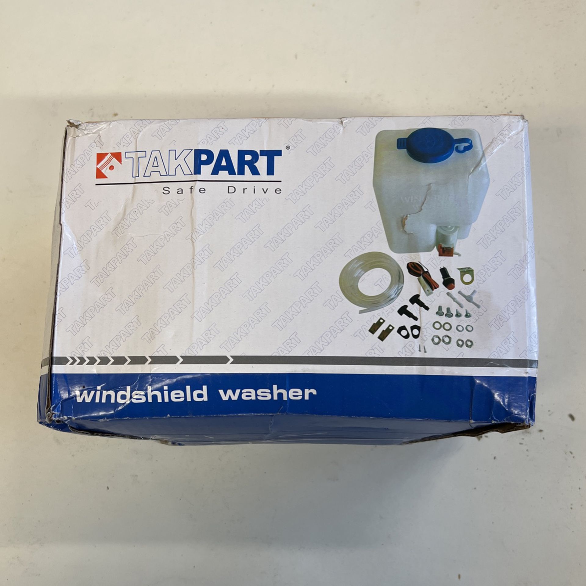 TAKPART Windshield Washer Tank/ Pump Kit 