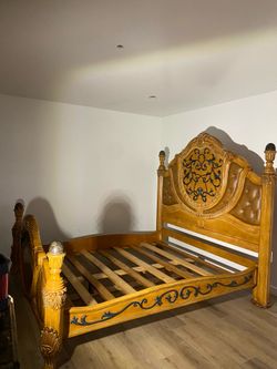 Bed frame and dresser