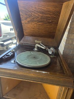 Vintage record player
