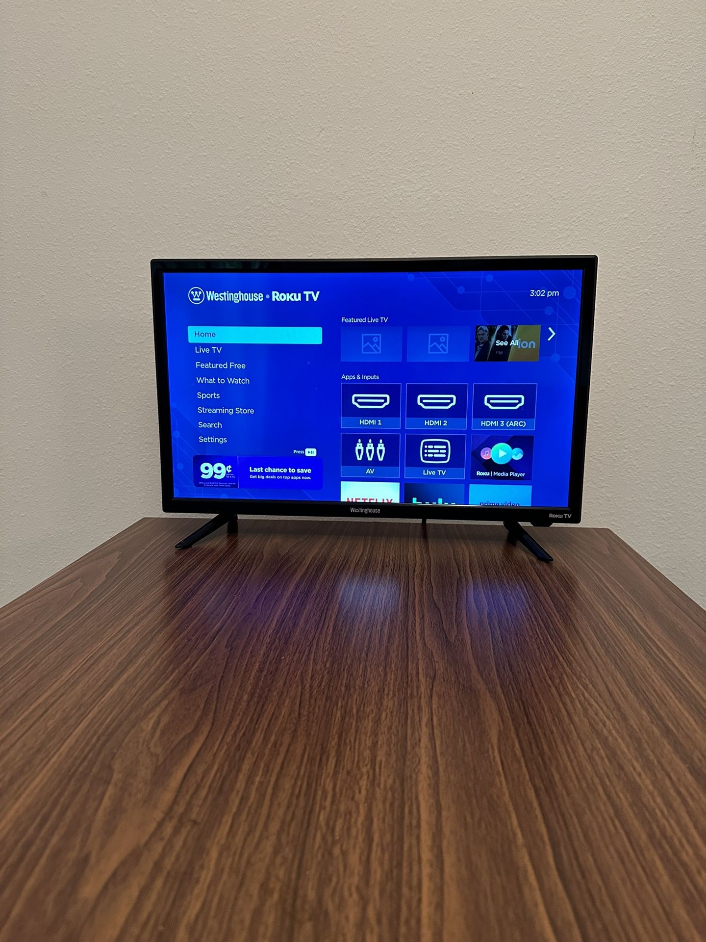 2 WESTING HOUSE 25 INCH TV