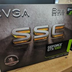 EVGA GeForce GTX 1060 SSC (SuperSuperClocked) 6GB GDDR5