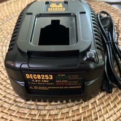 18 Volt Battery 2 Pack With Charger For Dewalt Tools 