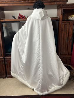 White Satin Cloak