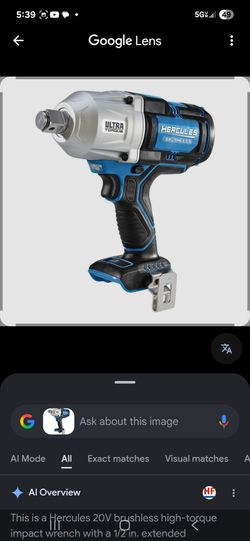 HERCULES 20V 3/4"BRUSHLESS ULTRA TORQUE IMPACT WRENCH