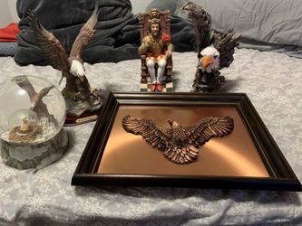 Brass Eagle 🦅 Picture 3 Eagle Sculptures King Arthur Sculpture
