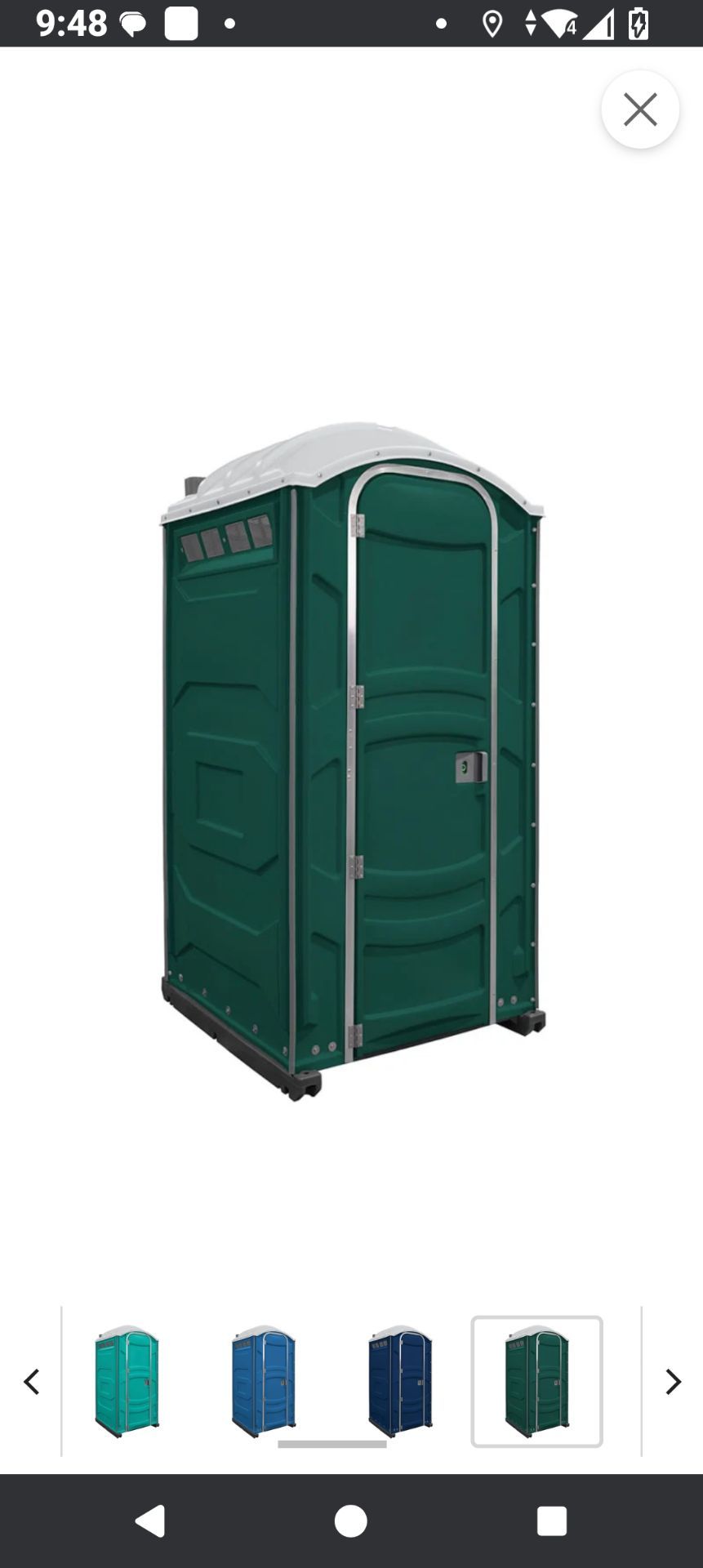 Potty restroom portable available