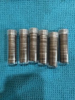Tubes of 1943 steel pennies P S D mint mark
