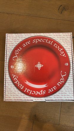 You Are Special Today Plate