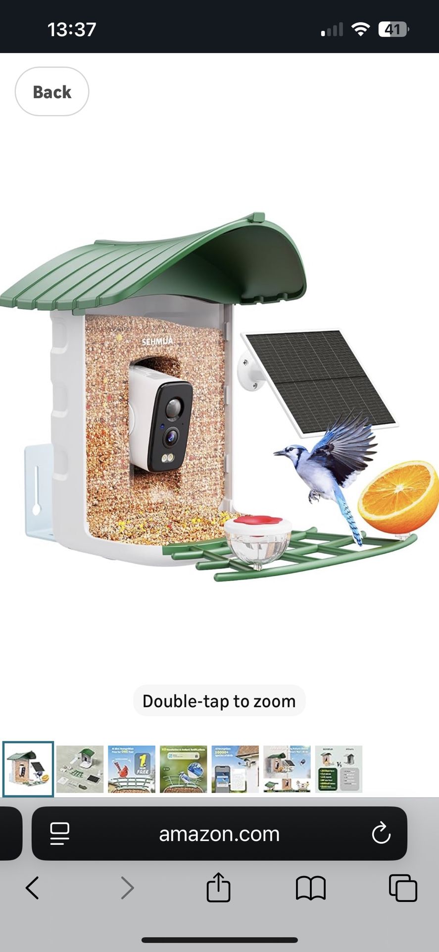 Bird Feeder with Camera, 1 Year Trial AI Identify, Birds Watching Camera with 4 DIY Add-ons, Smart Birds Cam with Solar Panel for Outdoor, Auto Record