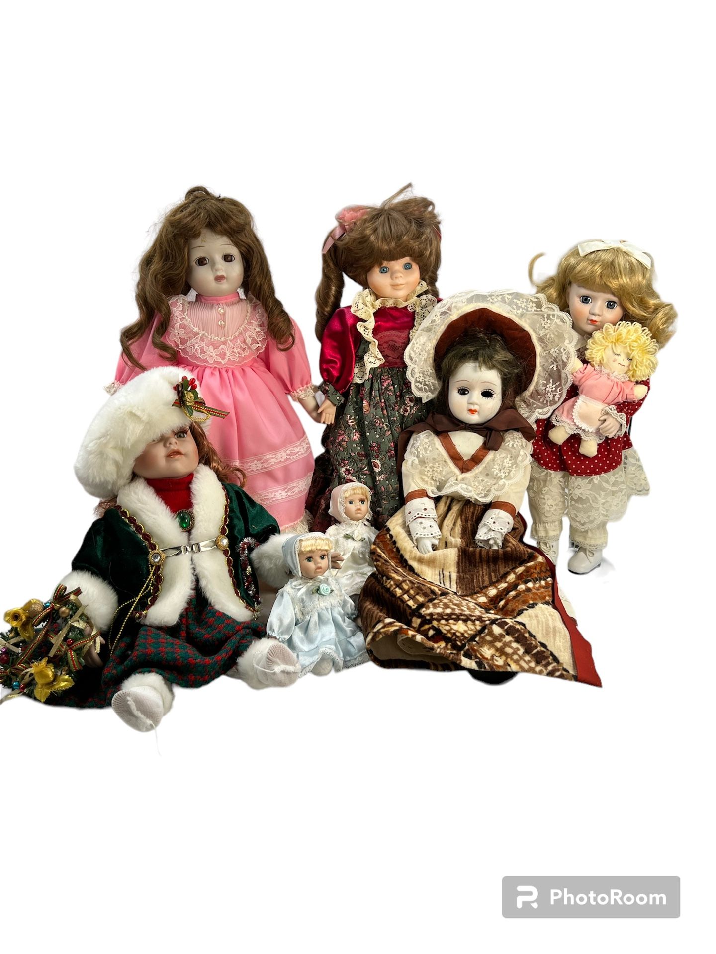 Vintage Porcelain Doll Collection