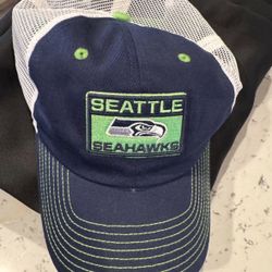 Seattle Seahawks Fanatics Bench Trucker Adjustable Hat 
