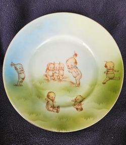 Vintage Royal Rudolstadt Rose O'Reilly Wilson Kewpie Dessert Plate
