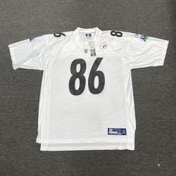 Reebok NFL ~ Pittsburgh Steelers Hines Ward #86 Super Bowl On Field Jersey ~ XL