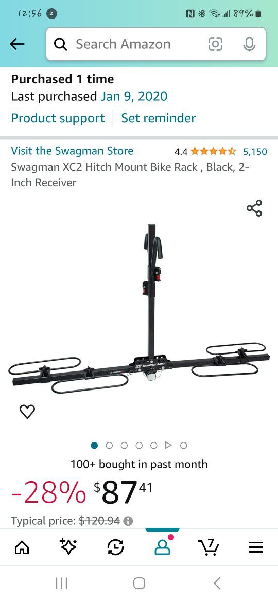 Hitch Mount Bike Rack 