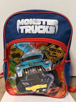 Monster Truck Backpack