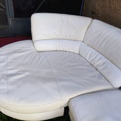 Leather sofa