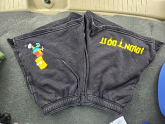 black simpsons shorts
