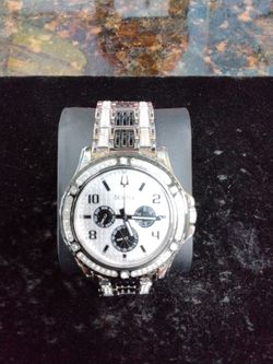 Bulova Men's Crystal Chronograph Watch