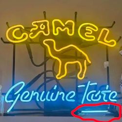 Camel Genuine Taste Neon Sign – Authentic Fallon Neon