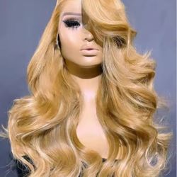 “36” Human Hair Wig Wigs