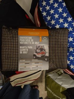Golf cart seat cover