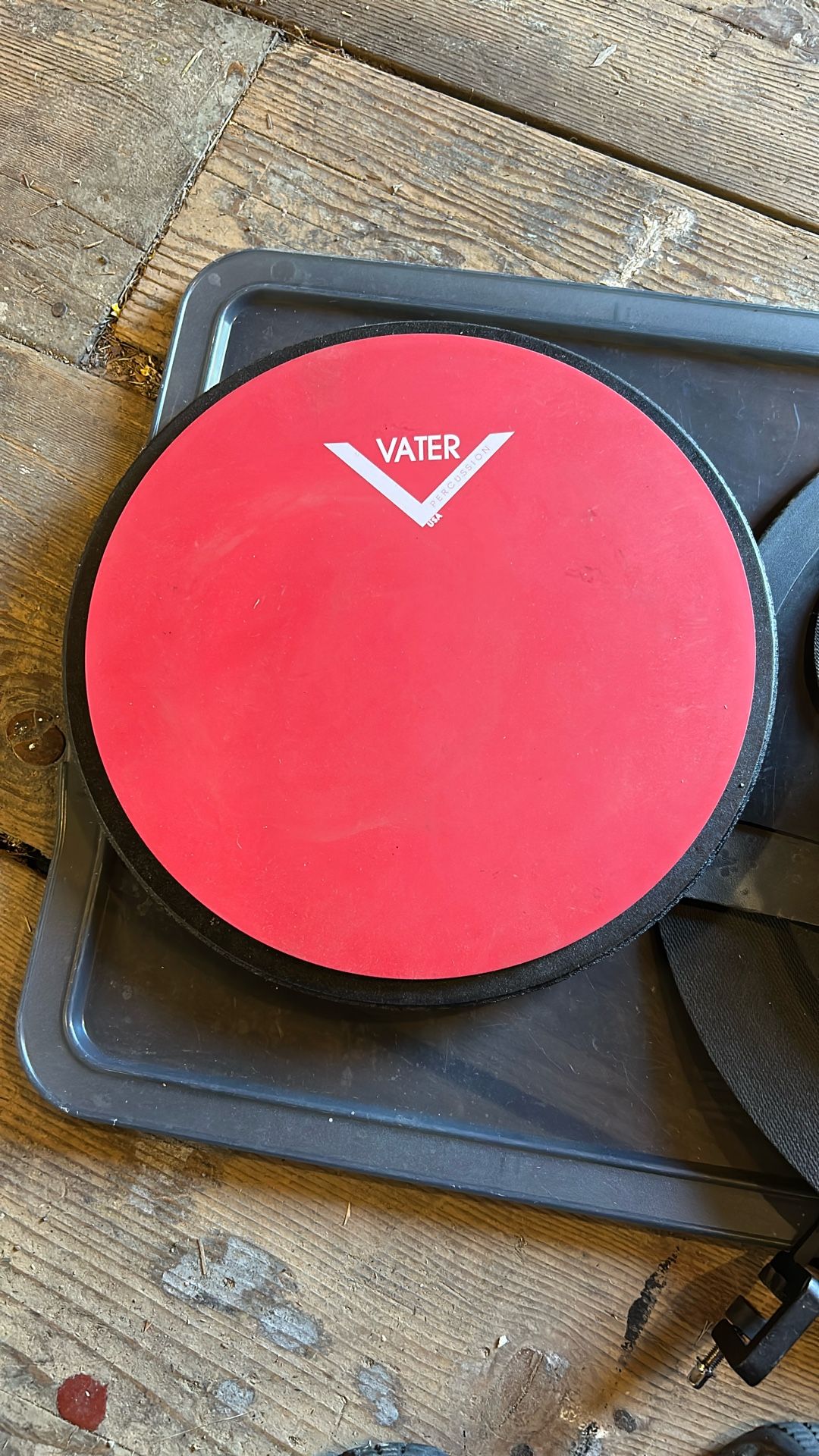 Vater Chop Builder Practice Pad - 12 inches, Red