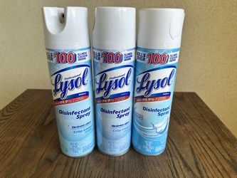 Lysol Disinfectant Spray, Household Essential Cleaning Supplies, Multi-Purpose Room Spray, Antibacterial Sanitizer Spray, Upholstery Deodorizer