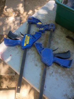 Irwin Quick-Grip one-hand bar clamps