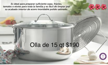 Olla De 15 Qt Vaporera 