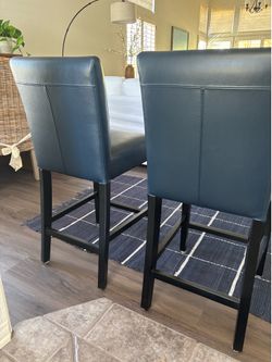 Navy Blue Bar Stools