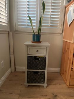 Side table storage