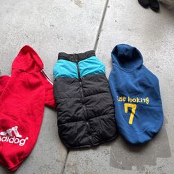 New Dog Clothes-$10 For Three