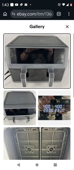 11 qt. Dual Basket, Digital Air Fryer
