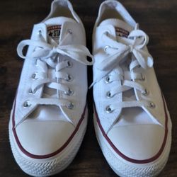 White Converse Shoes W 9.5 M 7 5 